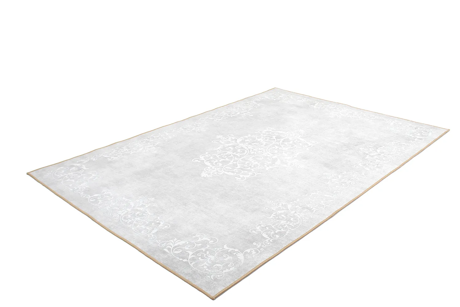 Tapis Wilton - Santi (gris clair/blanc)