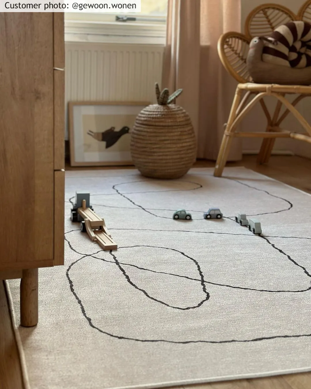 Tapis Wilton - Rosetta (gris)