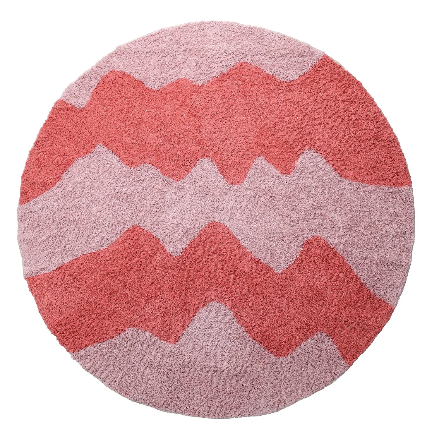 Tapis shaggy - Amira Natural Cotton Shaggy (rose)