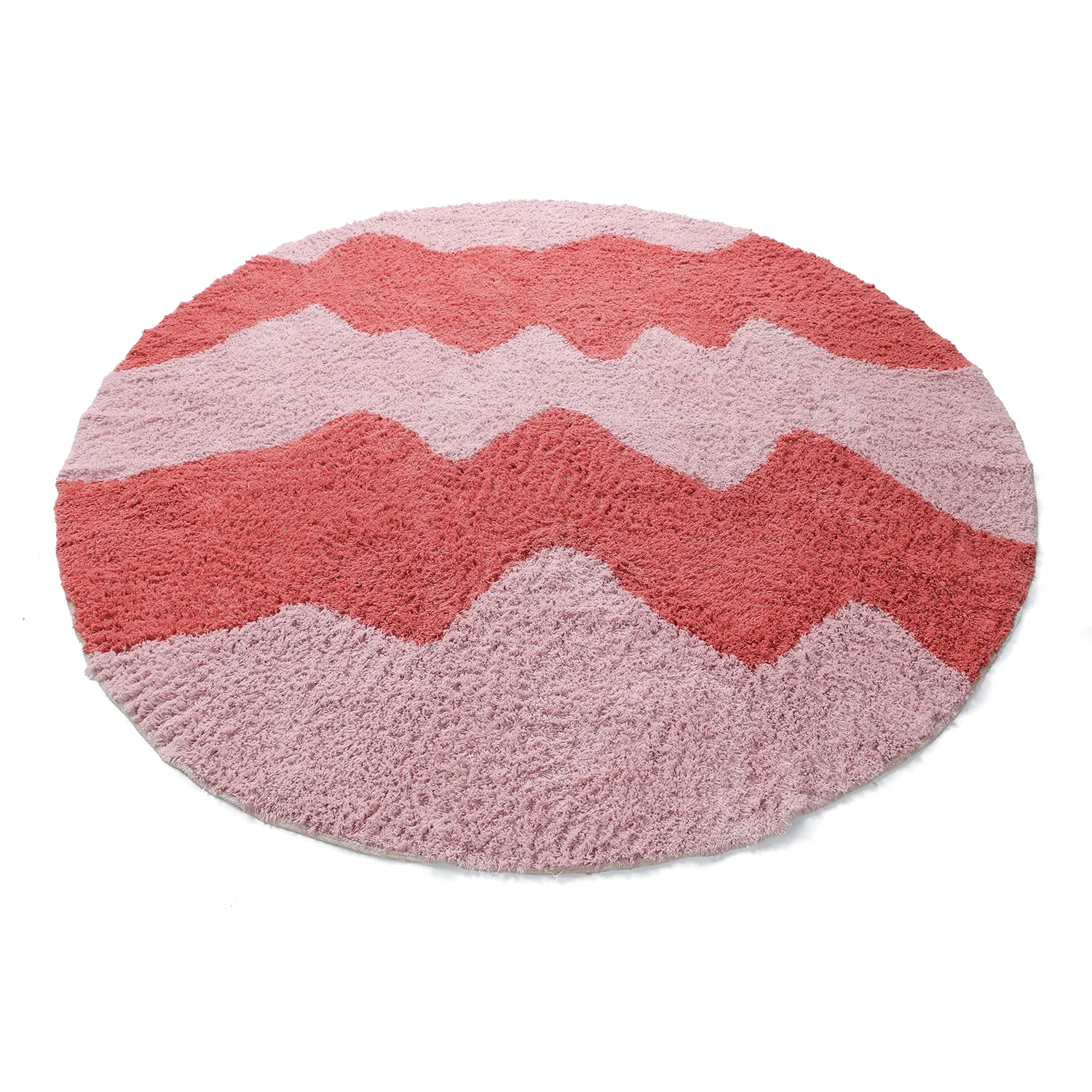 Tapis shaggy - Amira Natural Cotton Shaggy (rose)