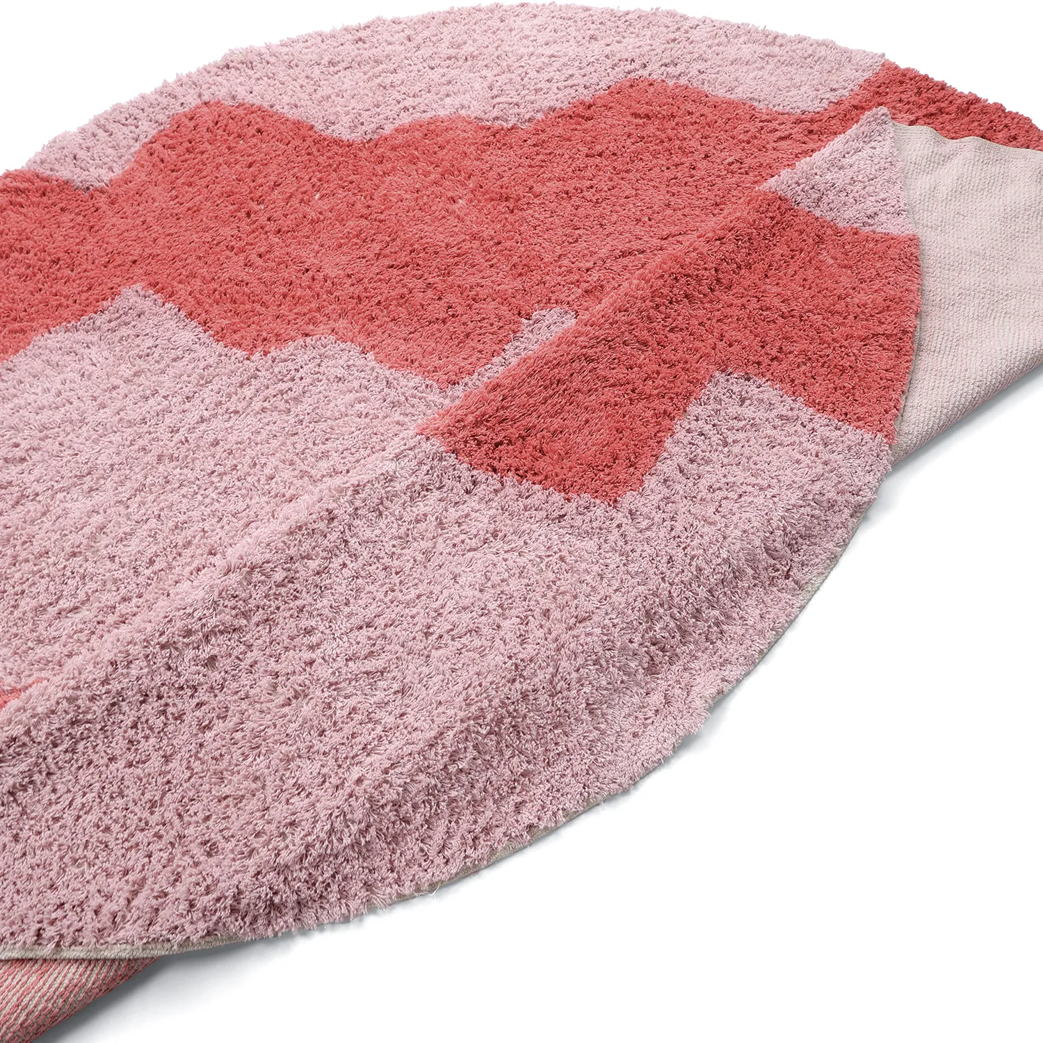 Tapis shaggy - Amira Natural Cotton Shaggy (rose)