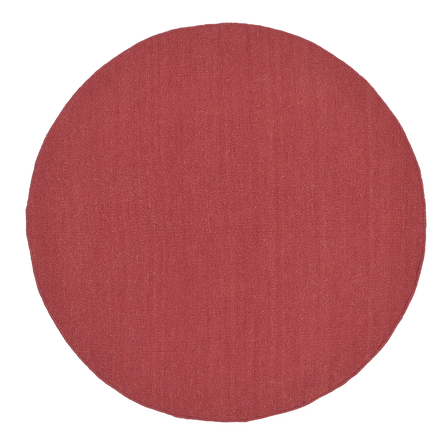 Tapis rond - Hamilton (rouge foncé)