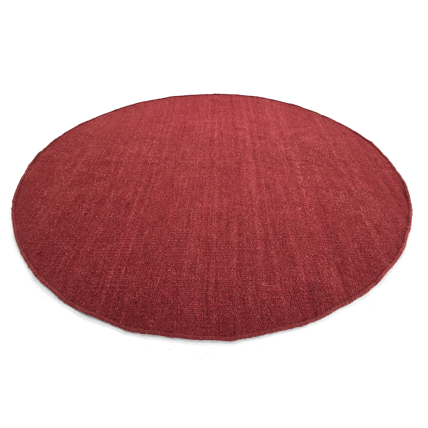 Tapis rond - Hamilton (rouge foncé)