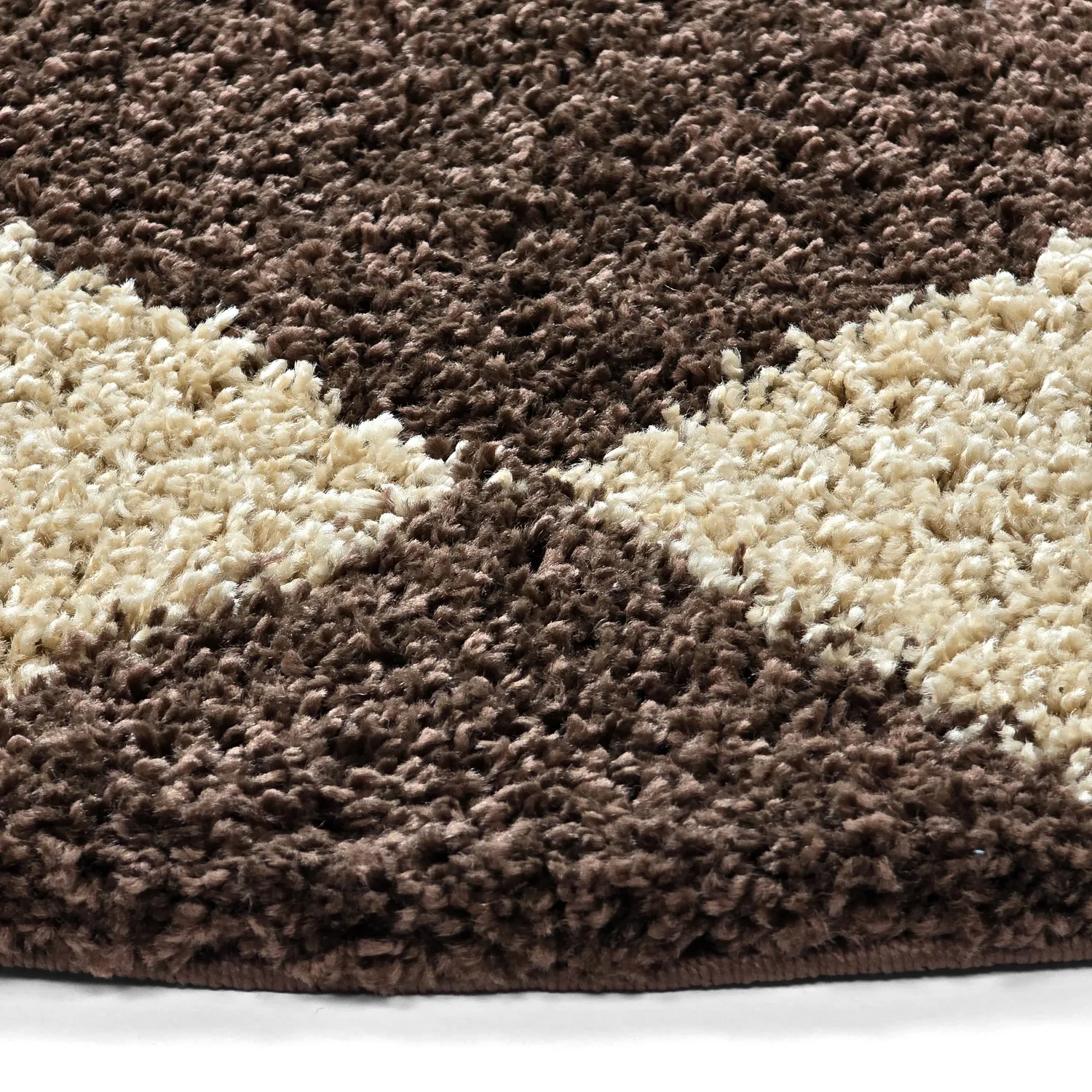 Tapis ronds - Albi (marron/beige)