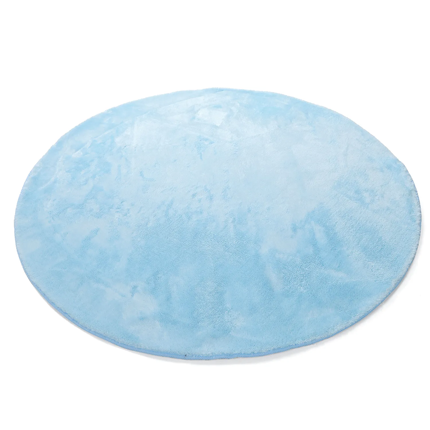 Tapis rond - Aranga Super Soft Fur (bleu clair)