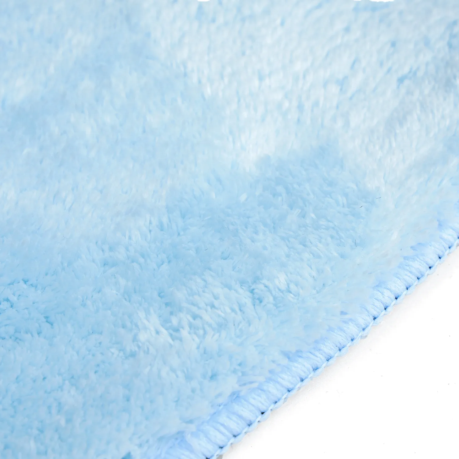 Tapis rond - Aranga Super Soft Fur (bleu clair)