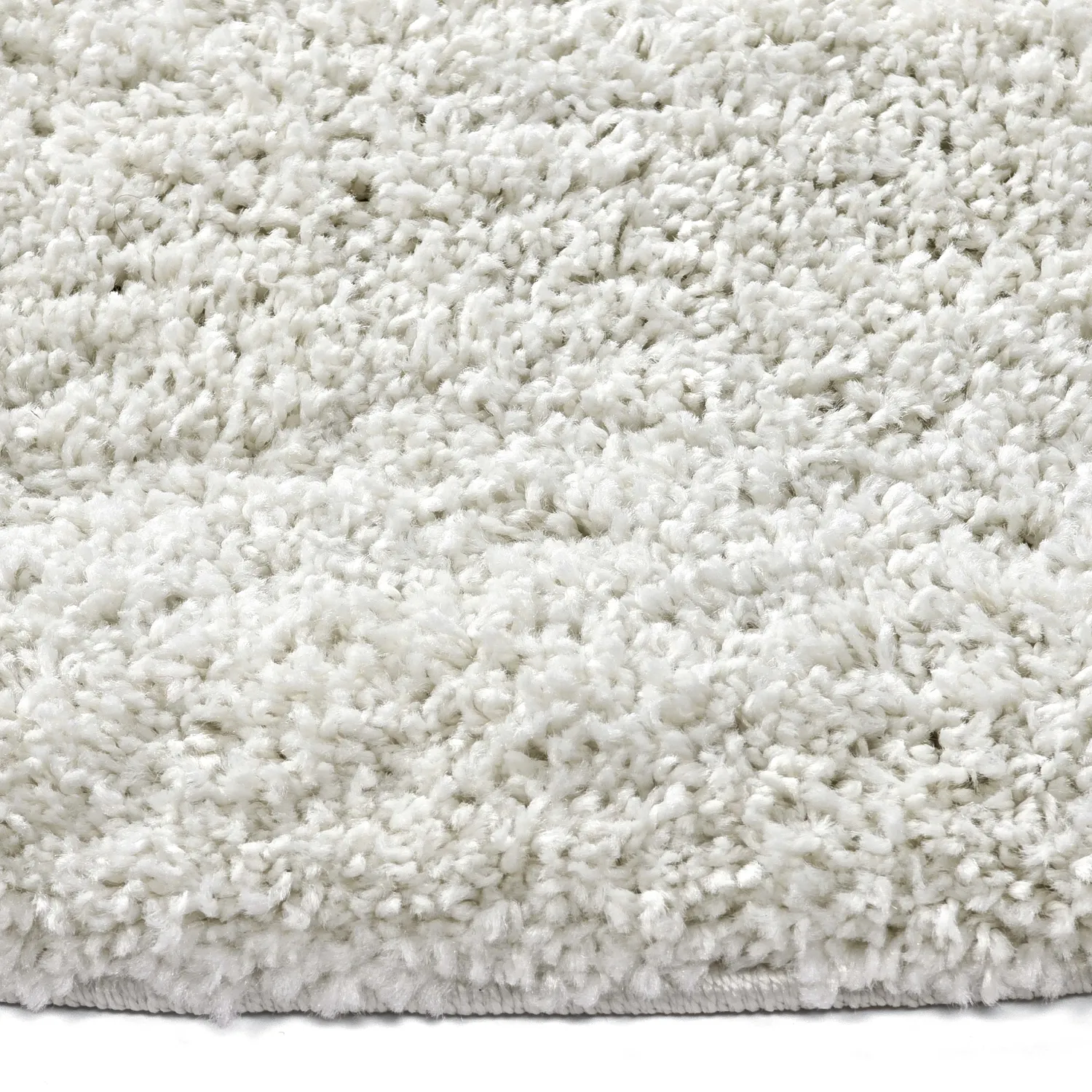 Tapis ronds - Gordes (orange/blanc)