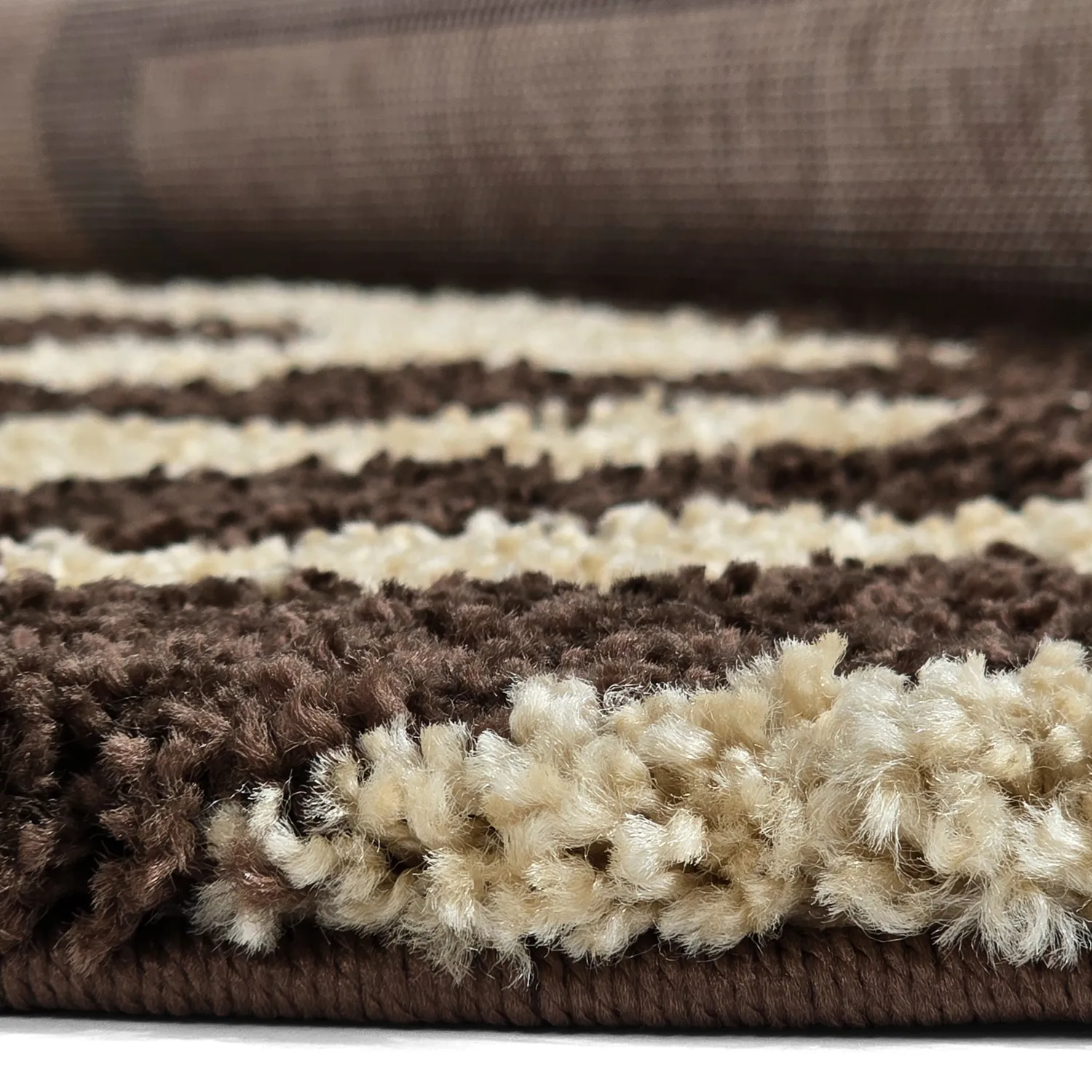 Tapis ronds - Imilchil (beige/marron)