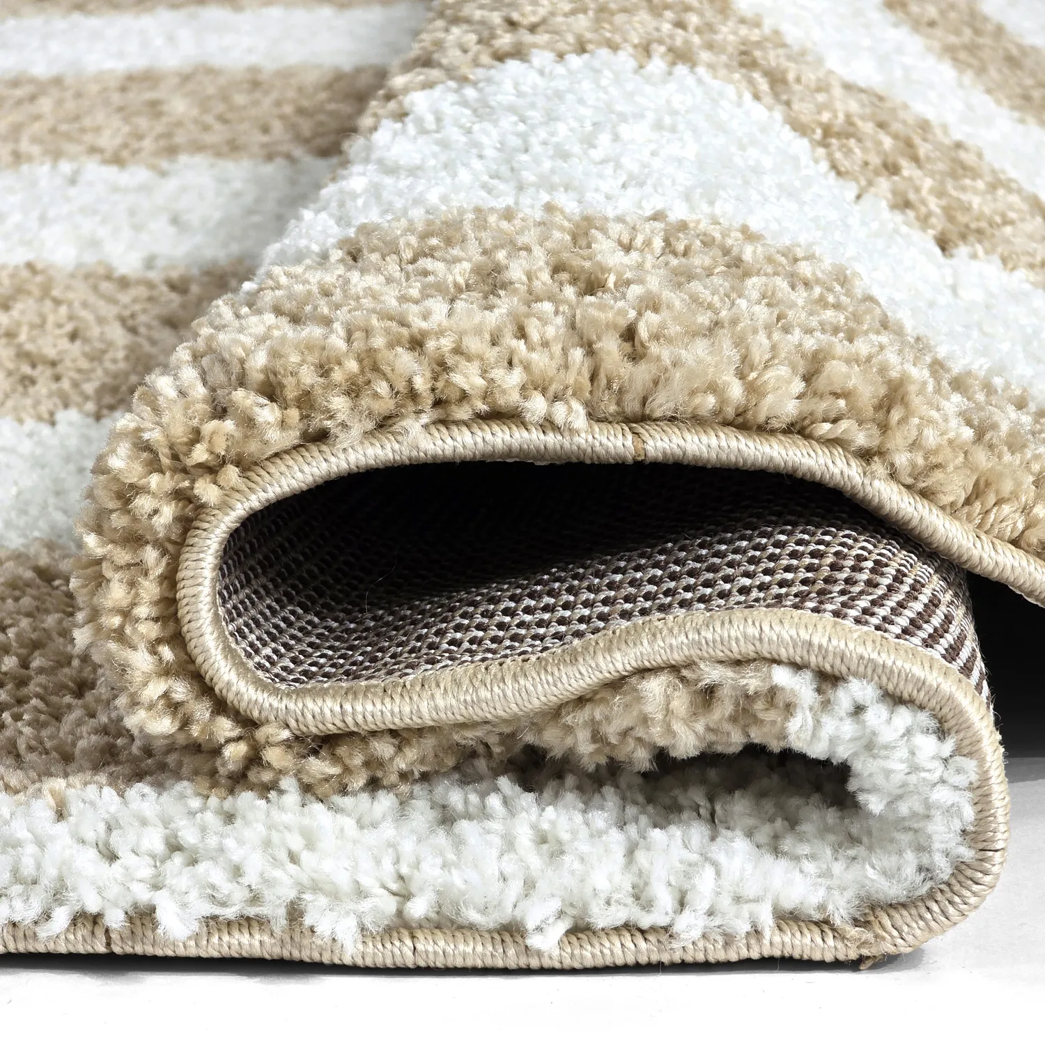 Tapis ronds - Tamri (beige/blanc)