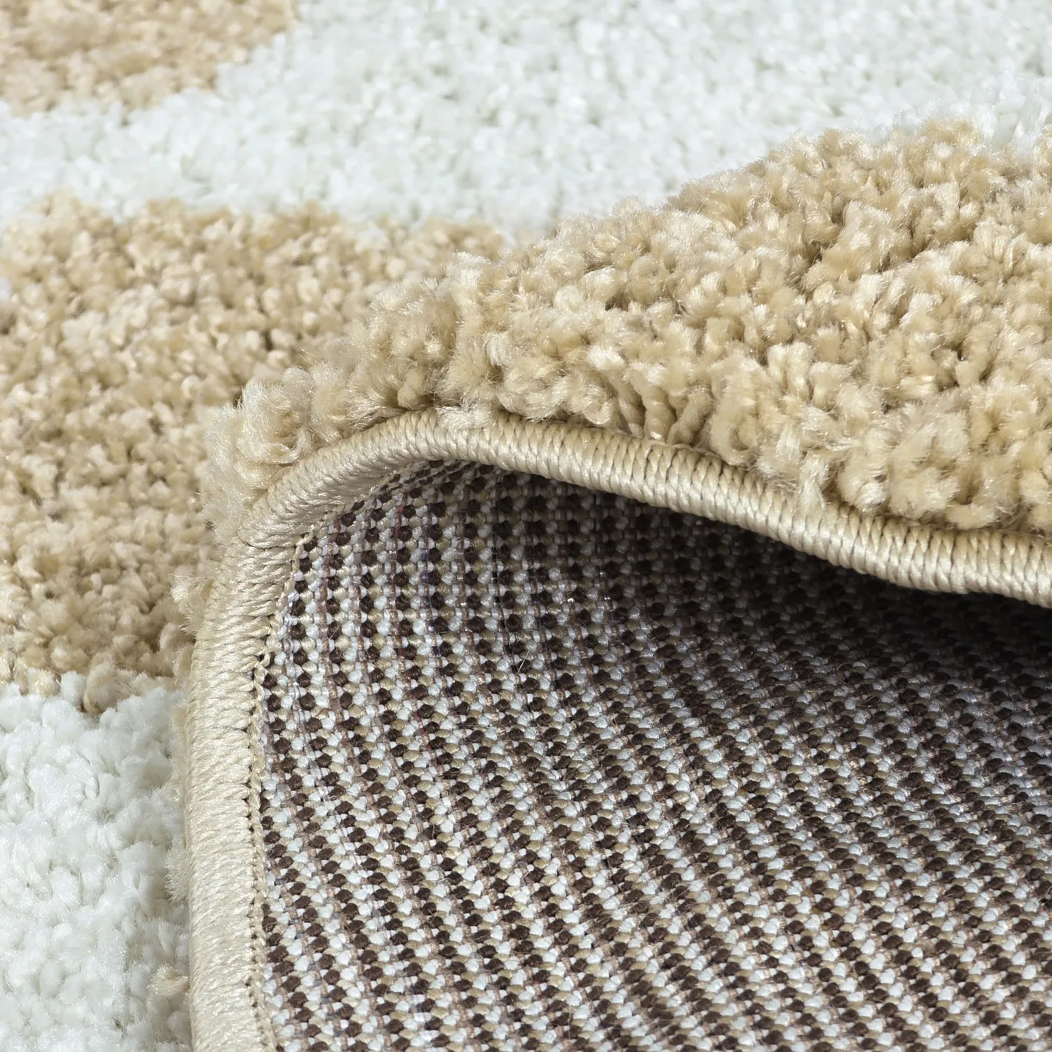 Tapis ronds - Tamri (beige/blanc)