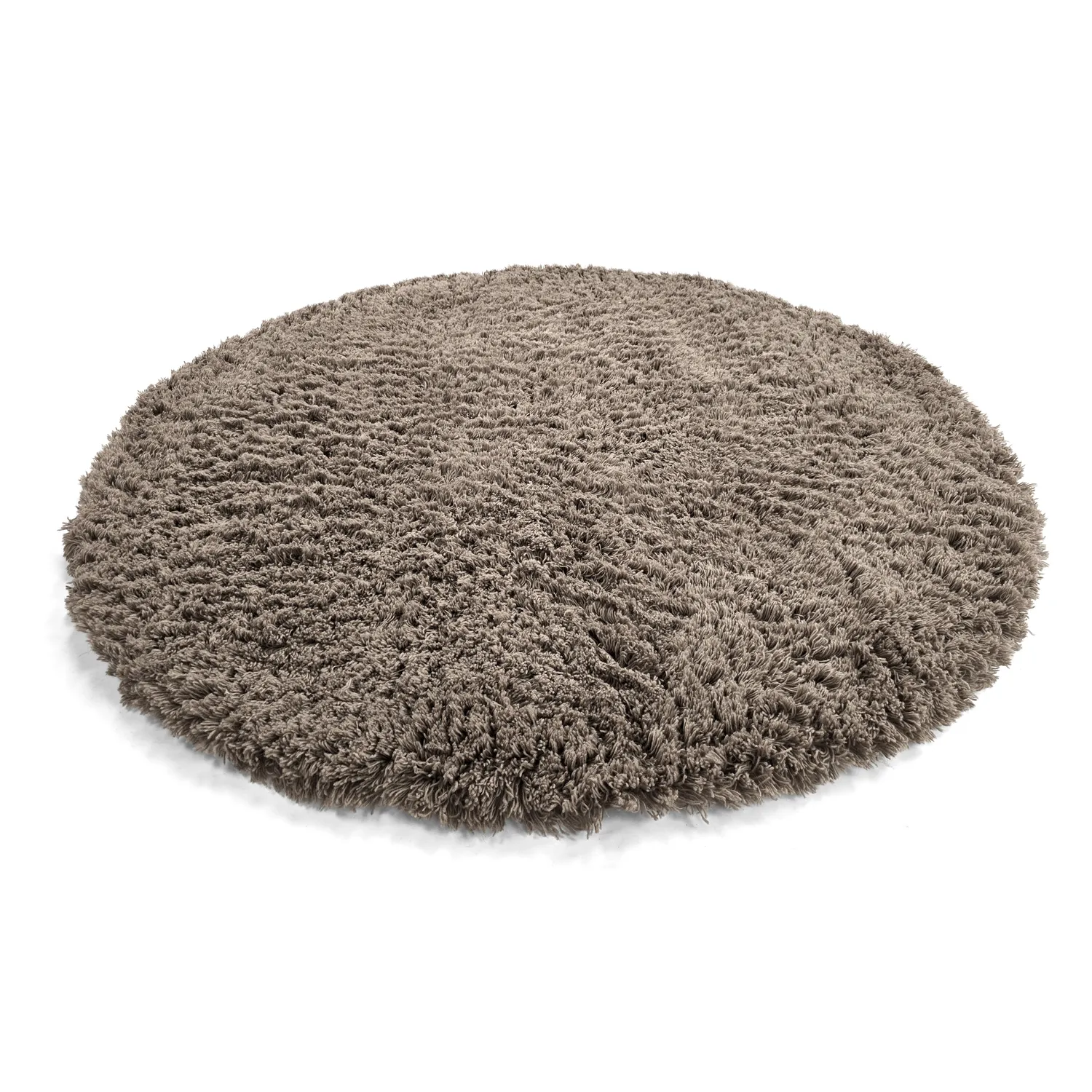 Tapis rond - Aliste Wool Shaggy (marron)