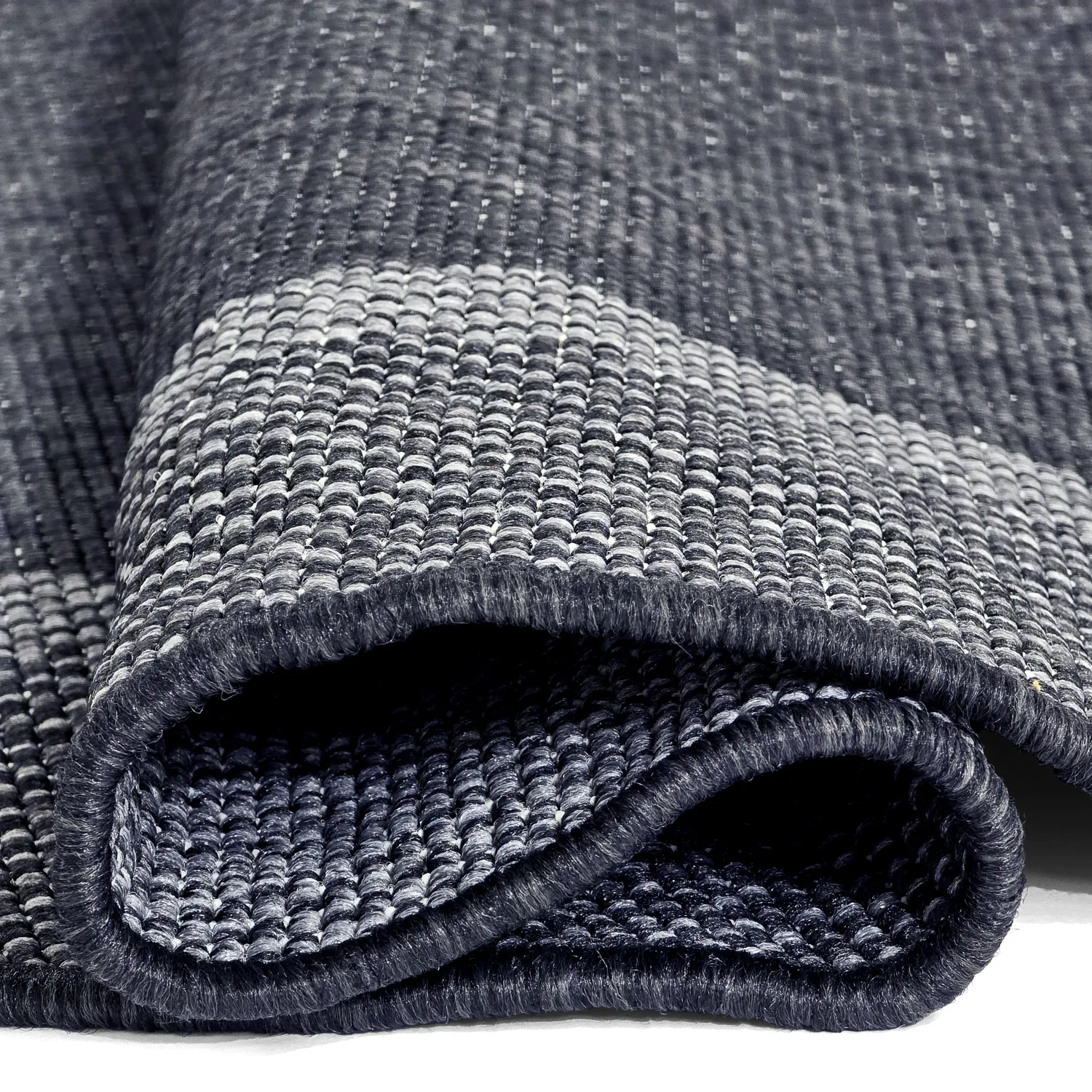 Tapis rond - Indoor/Outdoor Alta (anthracite)