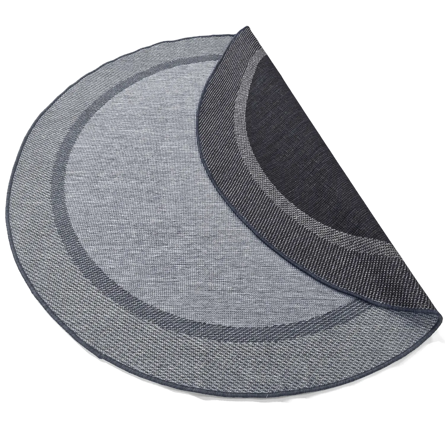 Tapis rond - Indoor/Outdoor Alta (anthracite)