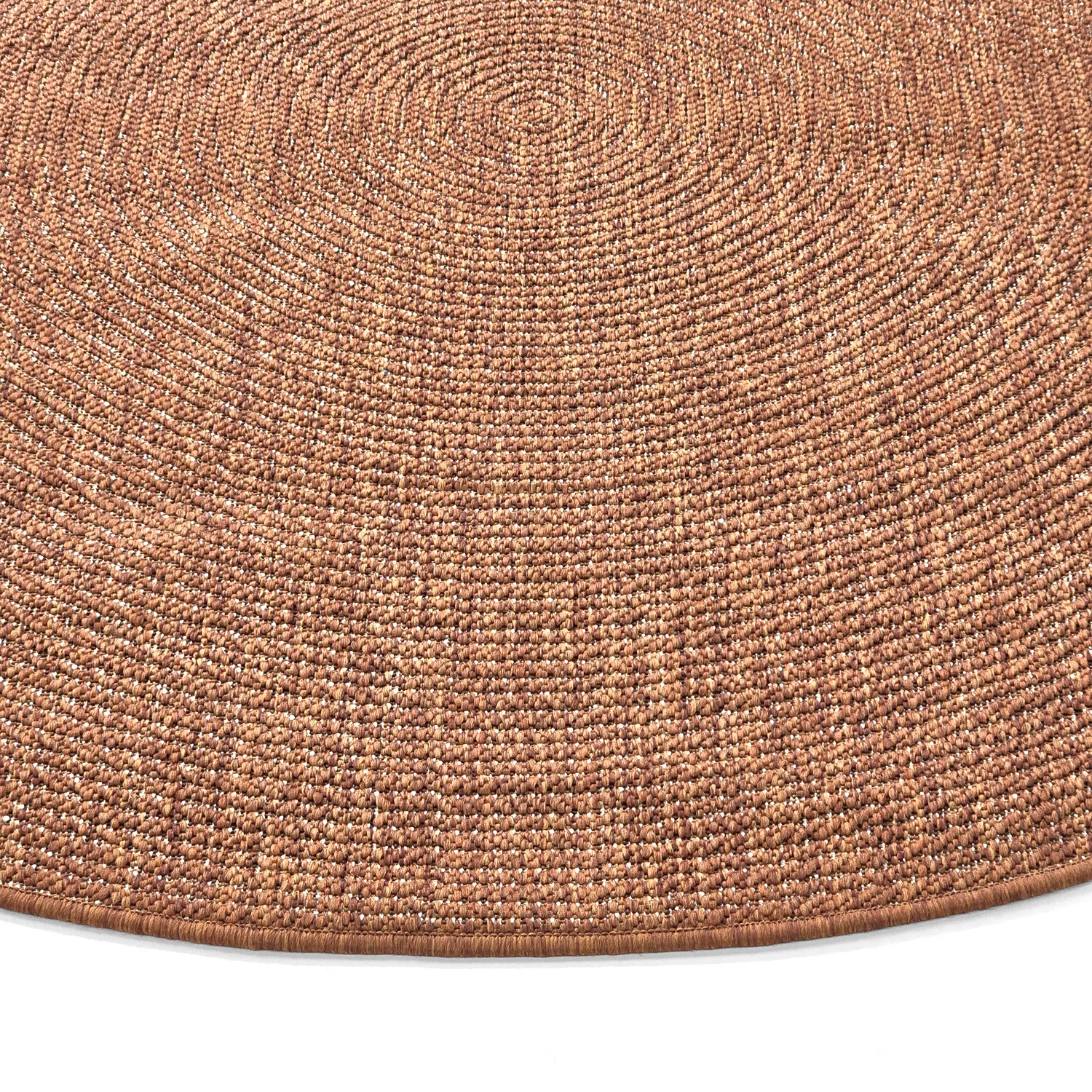 Tapis rond - Intérieur/Extérieur Arlo (orange)