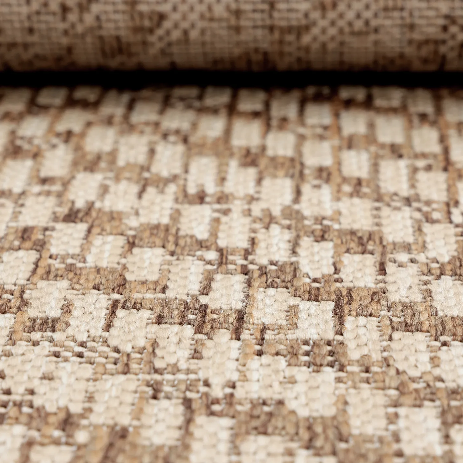 Tapis rond - Indoor/Outdoor Donora (marron)