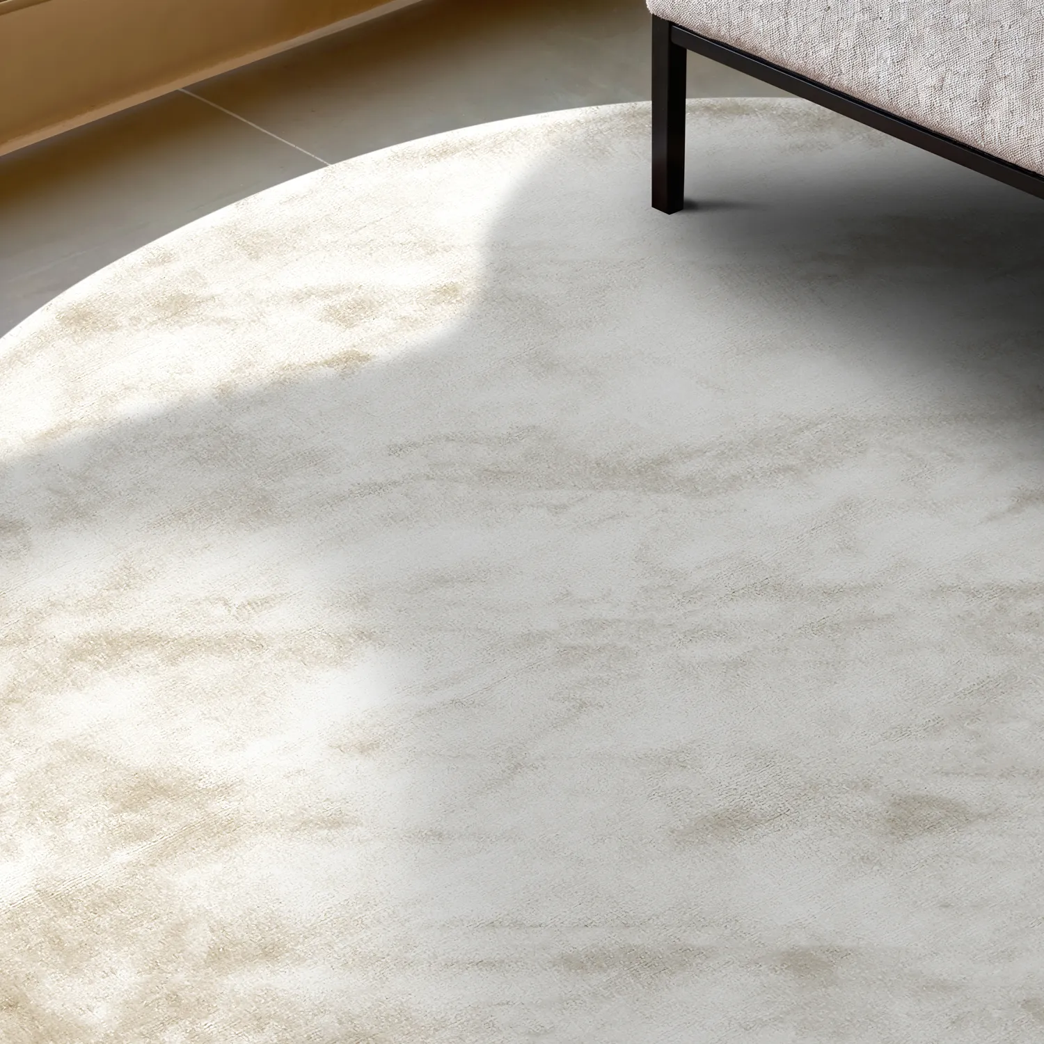 Tapis rond - Jodhpur Special Luxury Edition (blanc cassé)