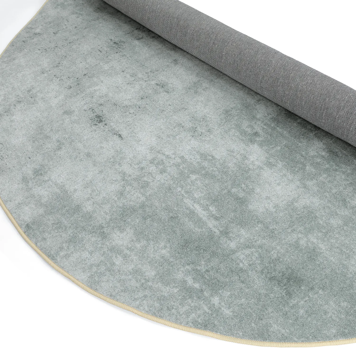 Tapis rond - Lynton (gris)