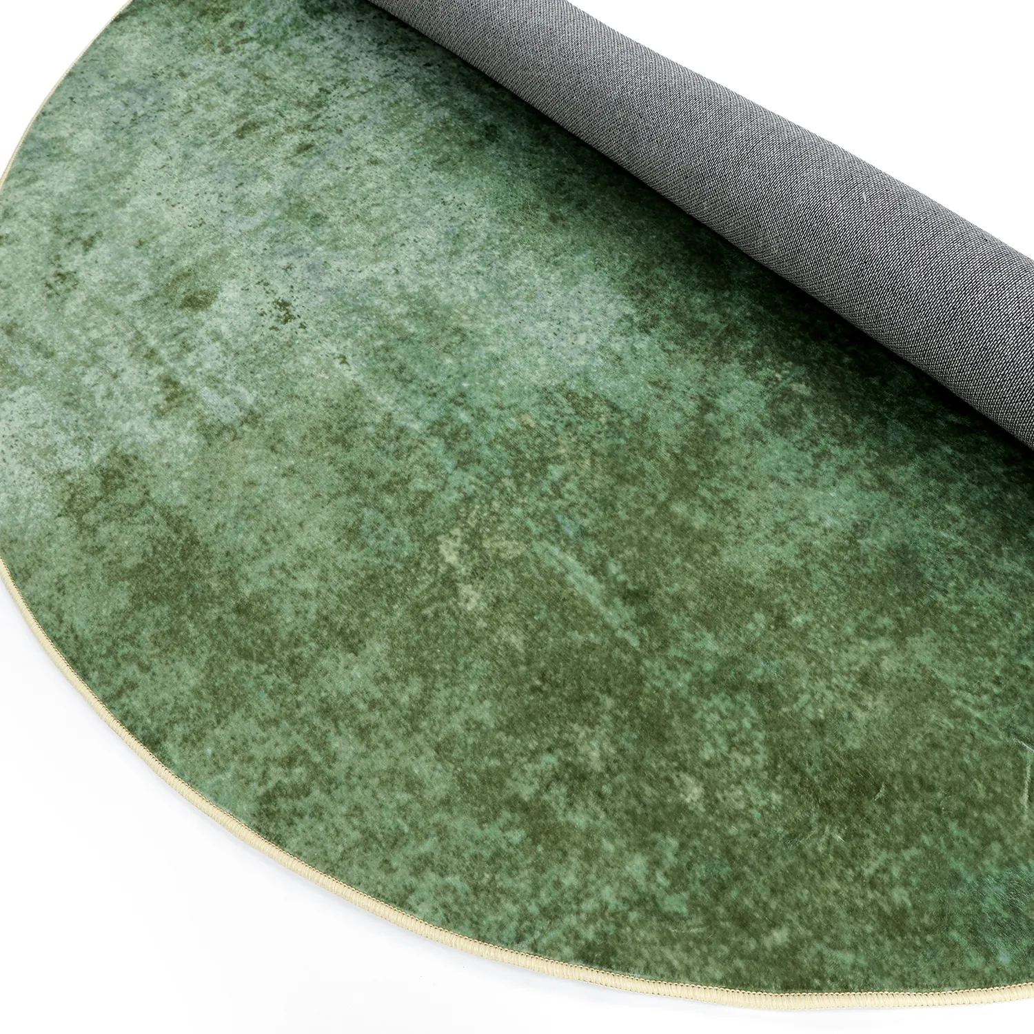 Tapis rond - Lynton (vert)