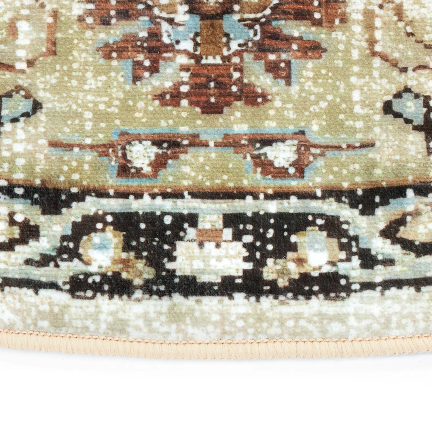 Tapis rond - Siliana (beige)