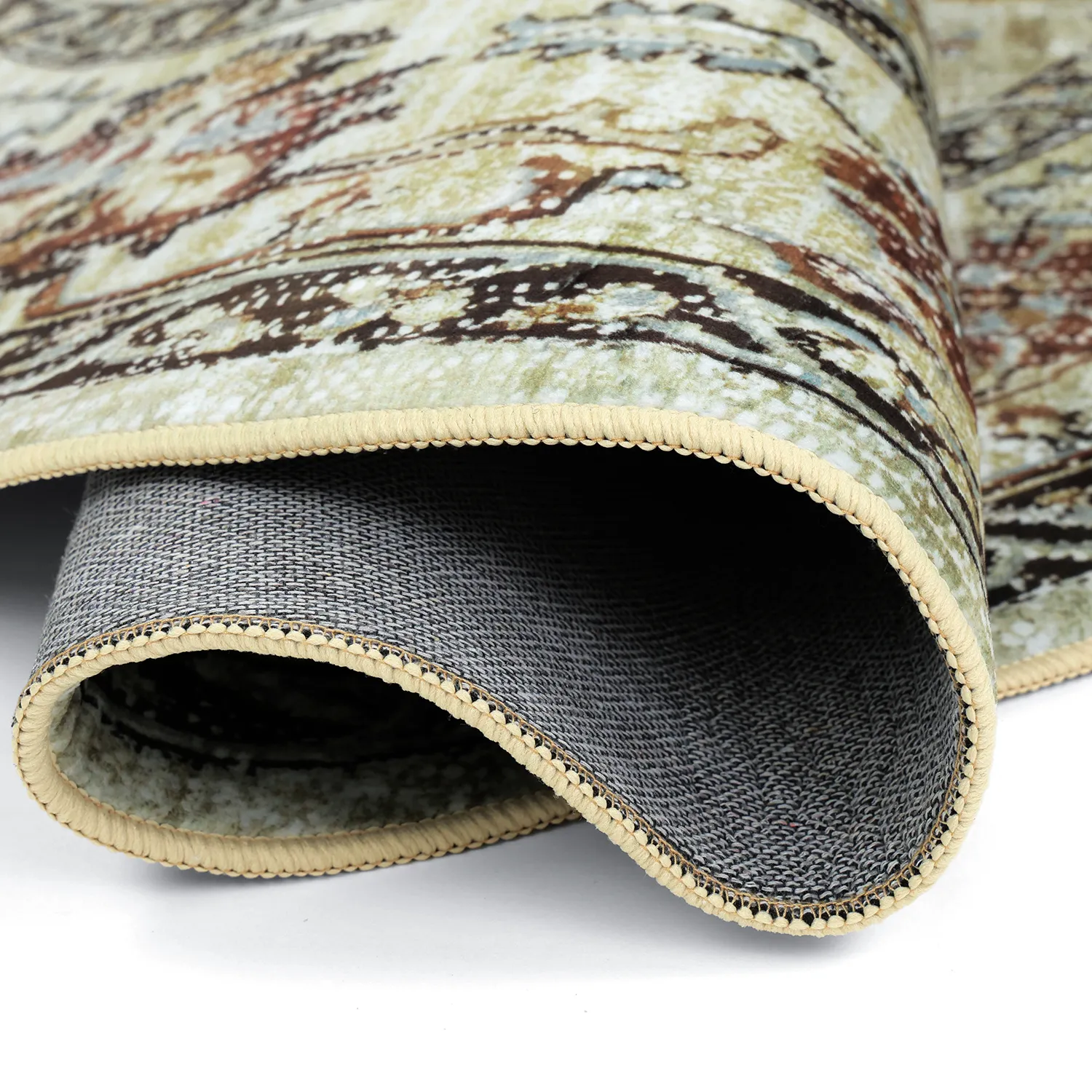 Tapis rond - Siliana (beige)