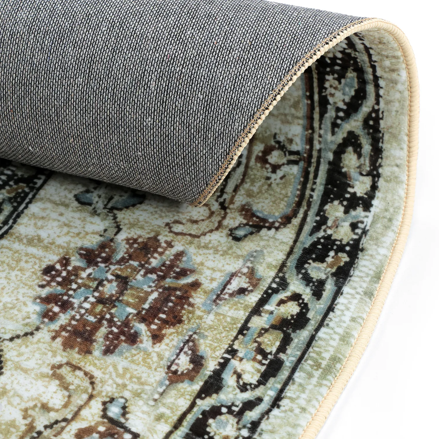 Tapis rond - Siliana (beige)