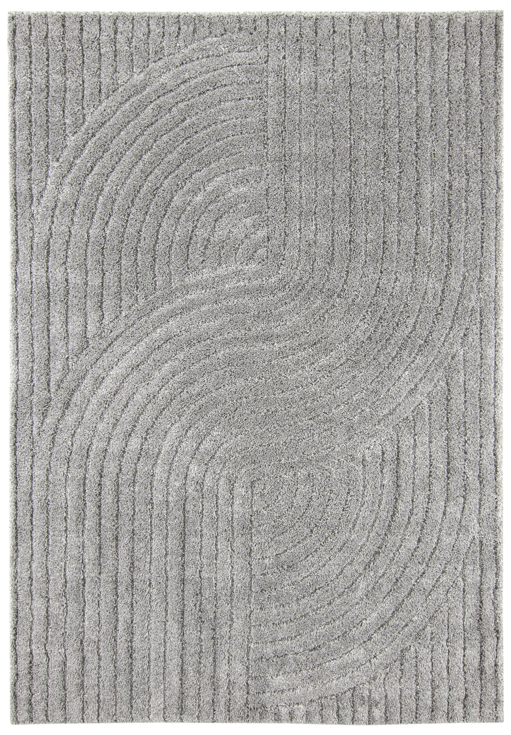 Tapis à poils longs - Wendy (gris)