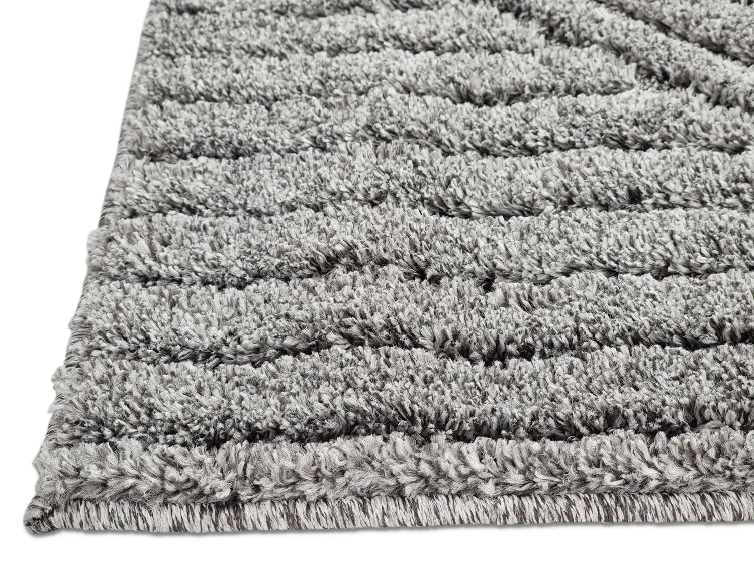 Tapis à poils longs - Wendy (gris)