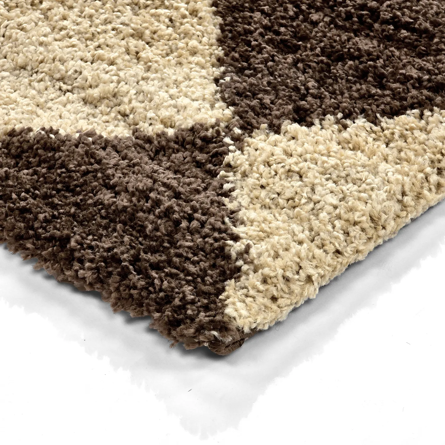 Tapis à poils longs - Albi (marron/beige)