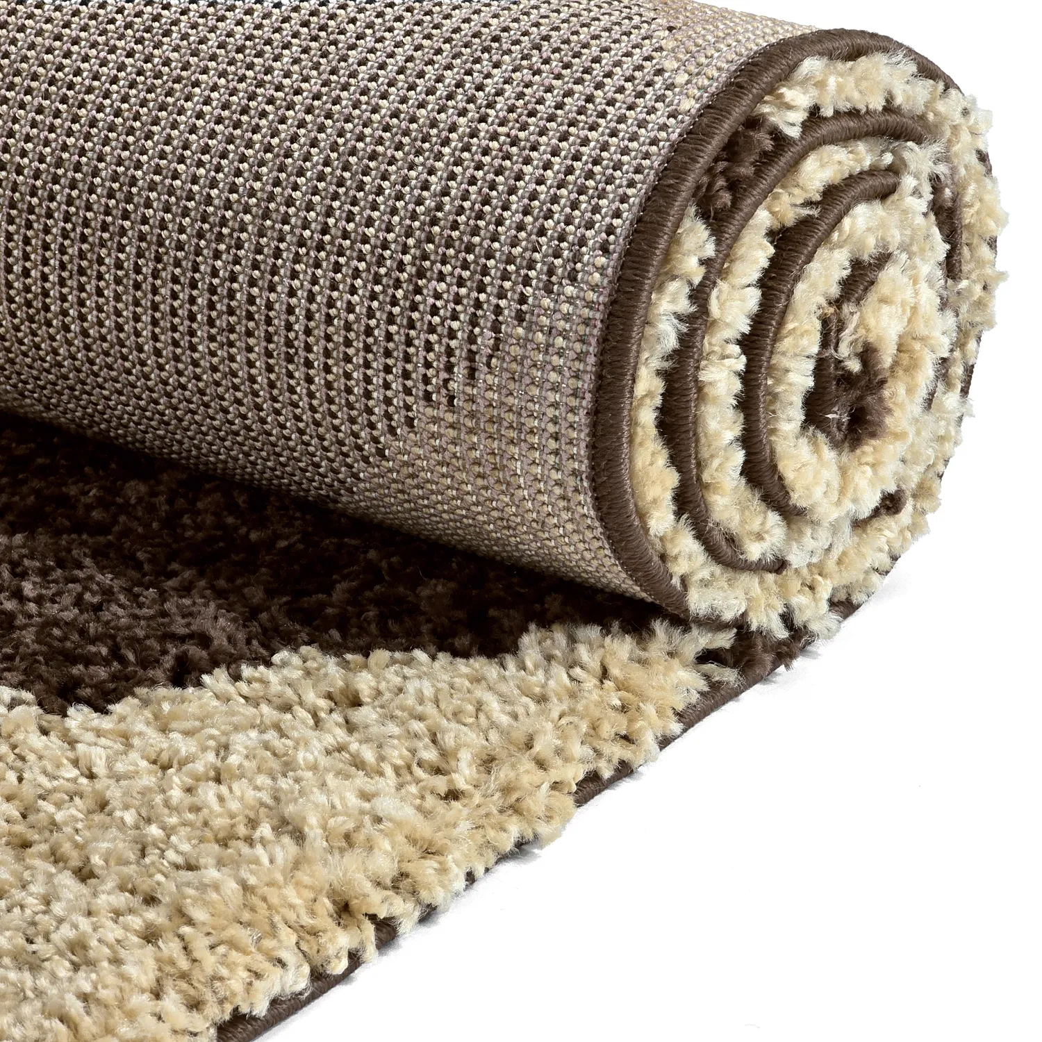 Tapis à poils longs - Albi (marron/beige)