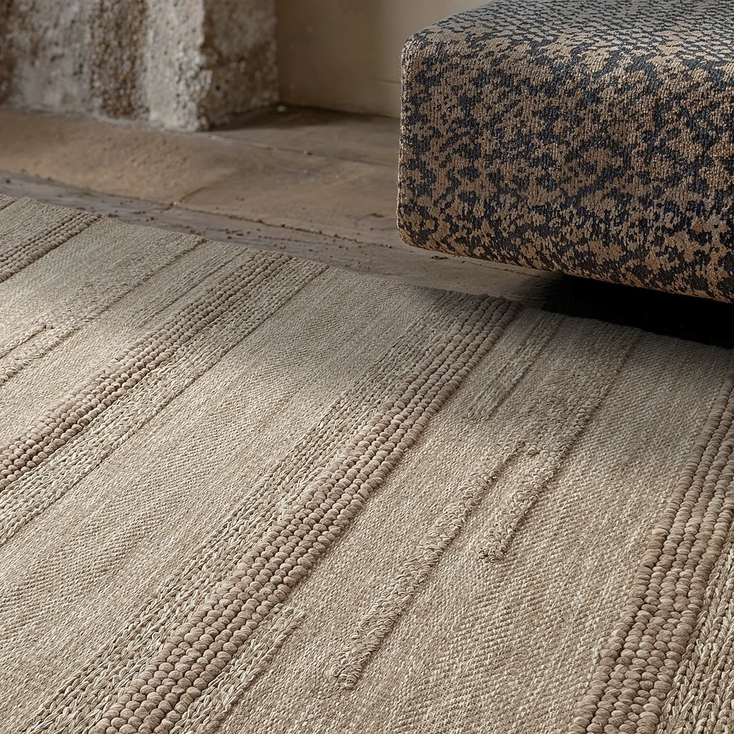 Tapis de laine - Almaty (beige)