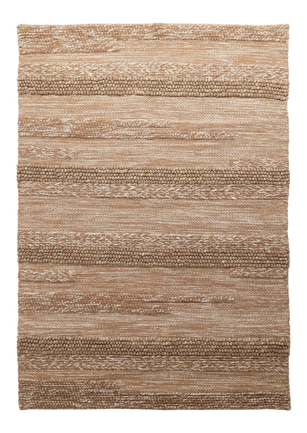 Tapis de laine - Almaty (marron clair)