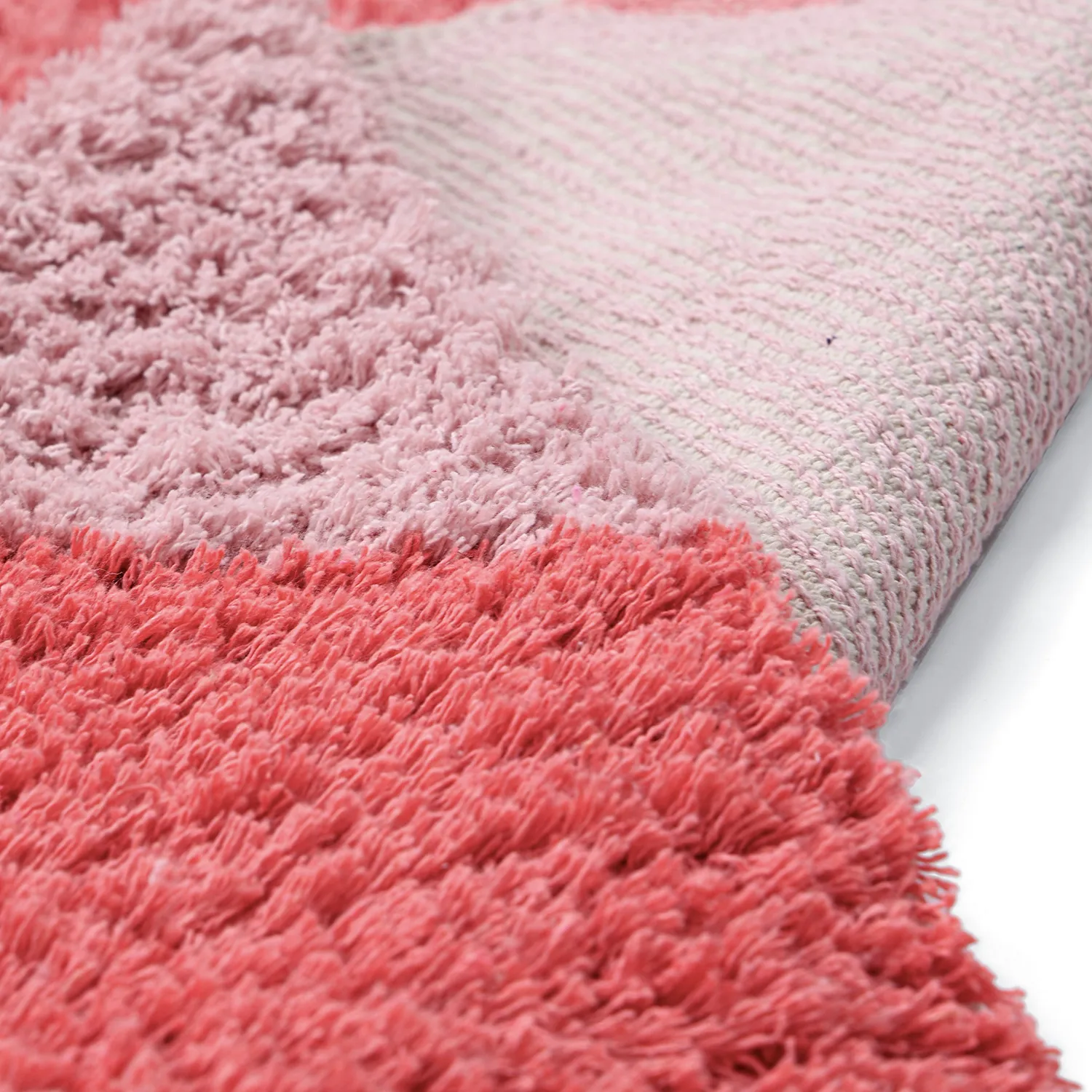 Tapis shaggy - Amira Natural Cotton Shaggy (rose)