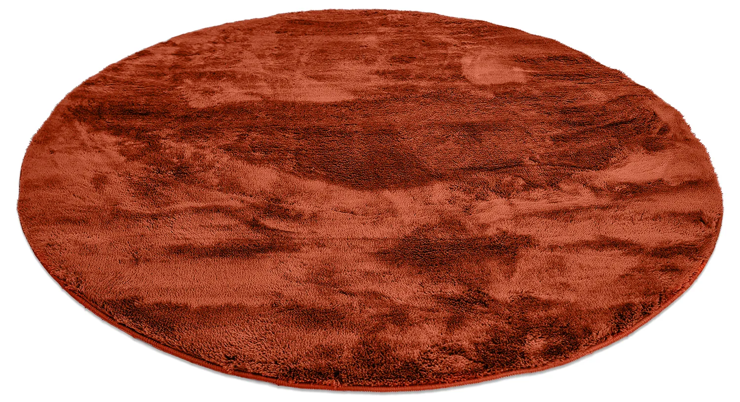 Tapis ronds - Aranga Super Soft Fur (rouge)