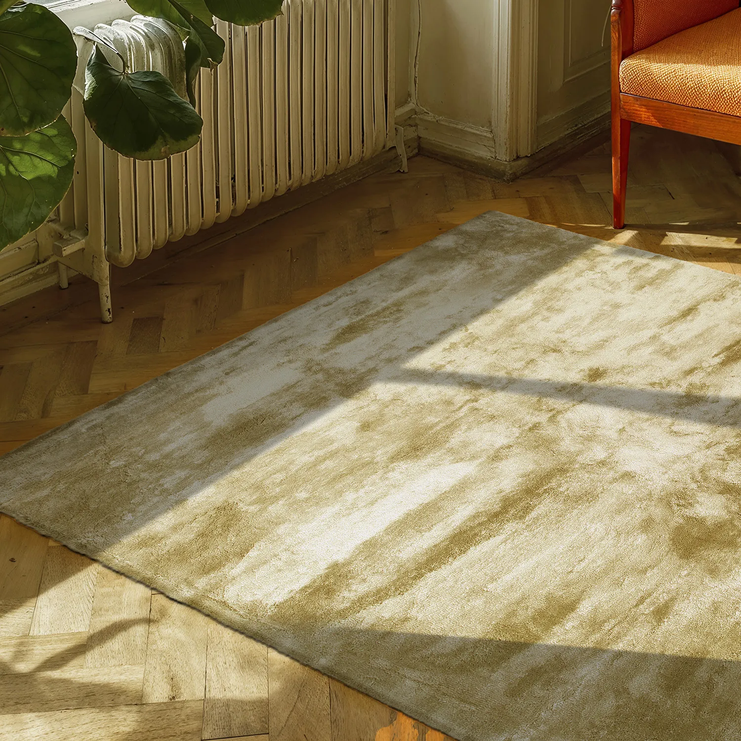 Tapis à poils longs - Aranga Super Soft Fur (vert clair)