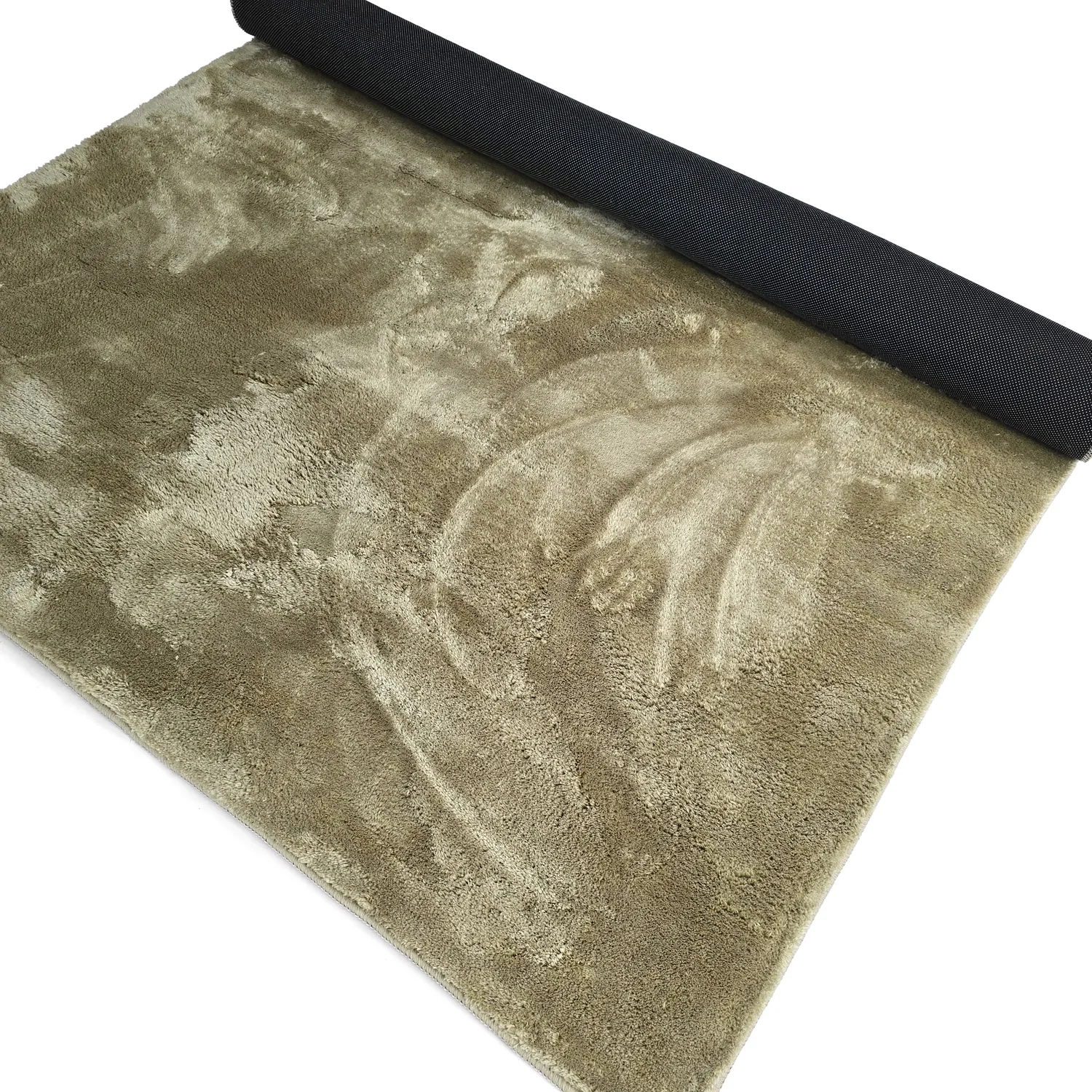 Tapis à poils longs - Aranga Super Soft Fur (vert clair)