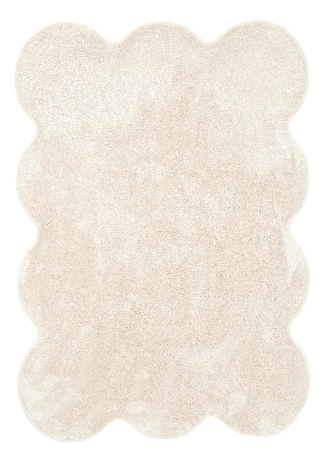 Tapis shaggy ondulé - Aranga Super Soft Fur (beige)