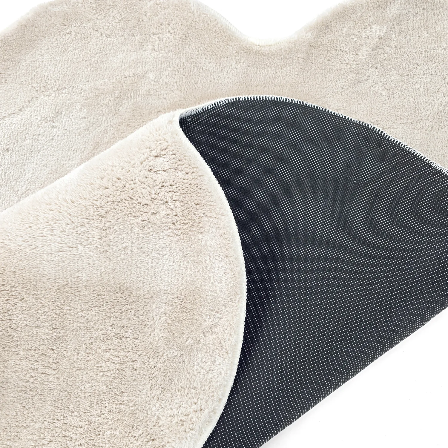 Tapis shaggy ondulé - Aranga Super Soft Fur (beige)