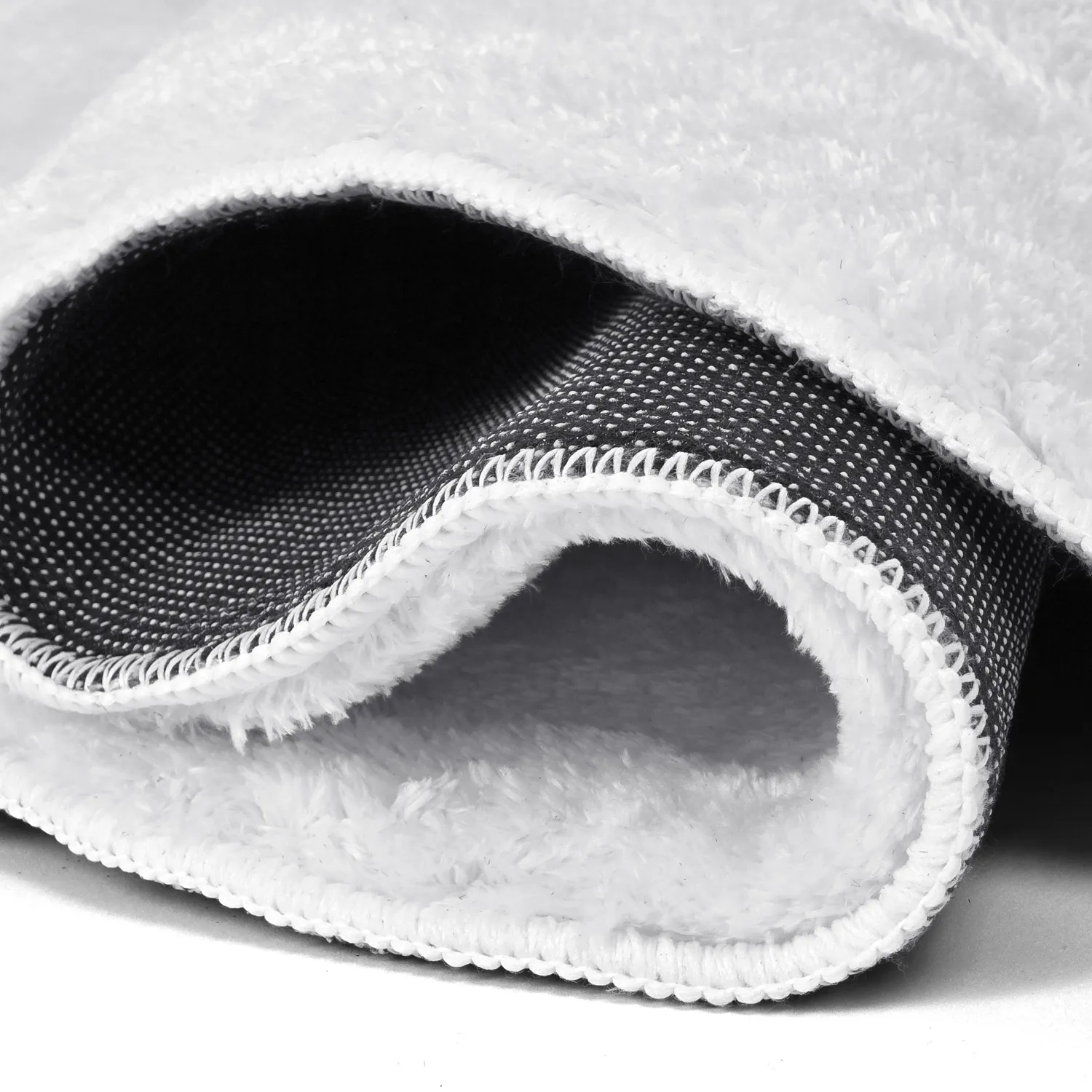 Tapis shaggy ondulé - Aranga Super Soft Fur (blanc)