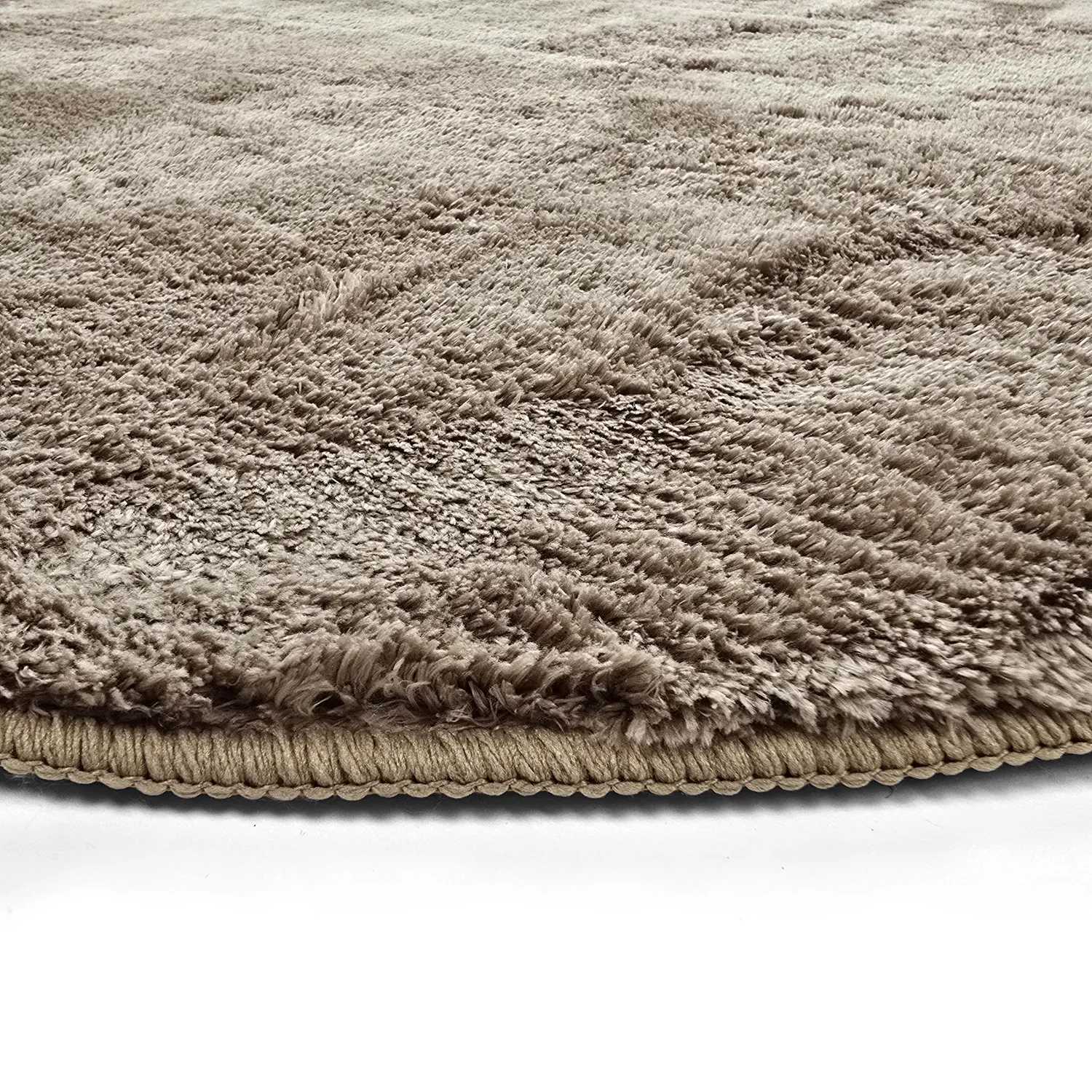 Tapis shaggy ovale - Aranga Super Soft Fur (marron)