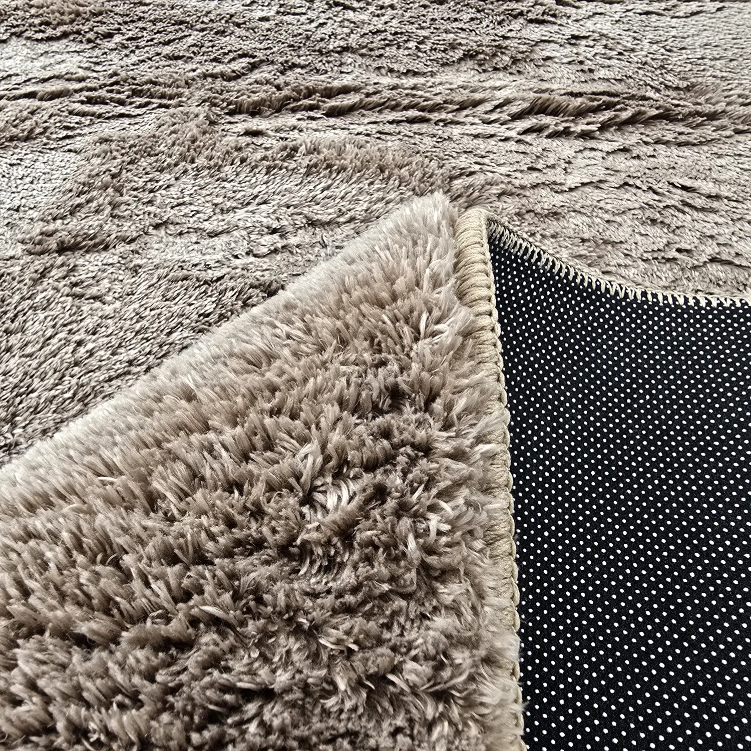 Tapis shaggy ovale - Aranga Super Soft Fur (marron)