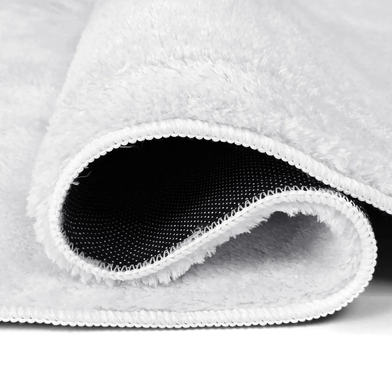 Tapis shaggy ovale - Aranga Super Soft Fur (blanc)