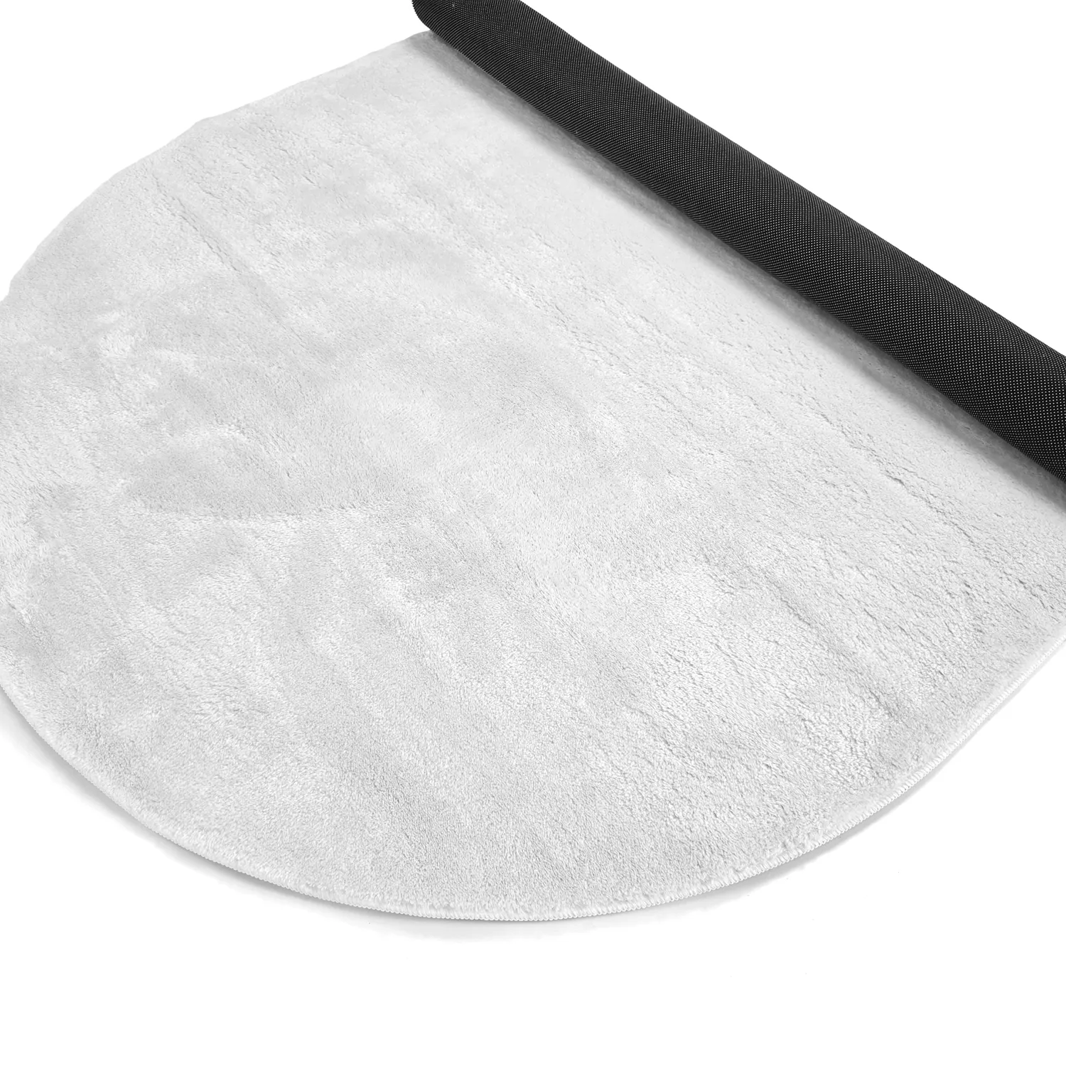 Tapis shaggy ovale - Aranga Super Soft Fur (blanc)