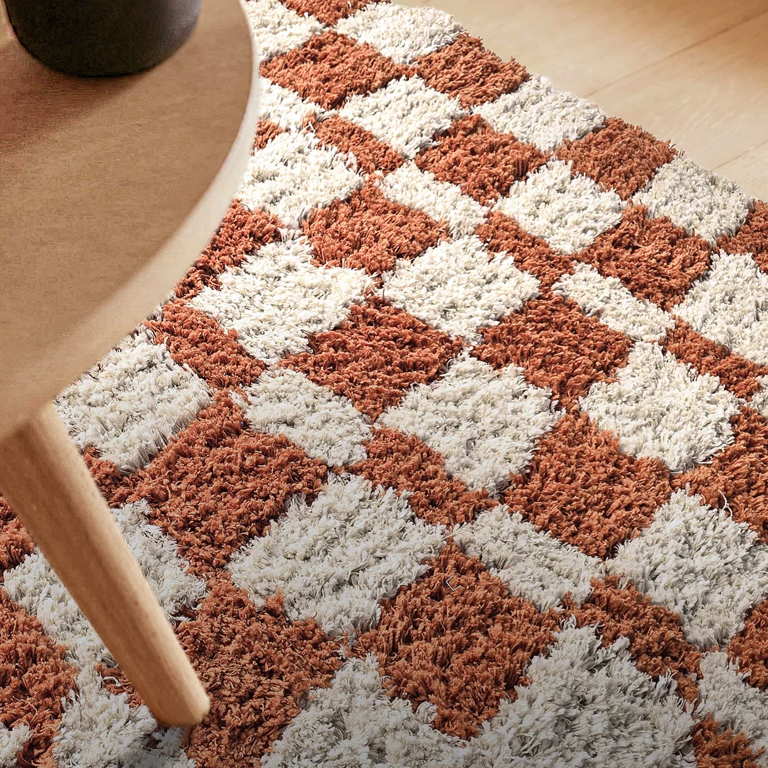 Tapis shaggy - Atrani Natural Cotton Shaggy (orange)