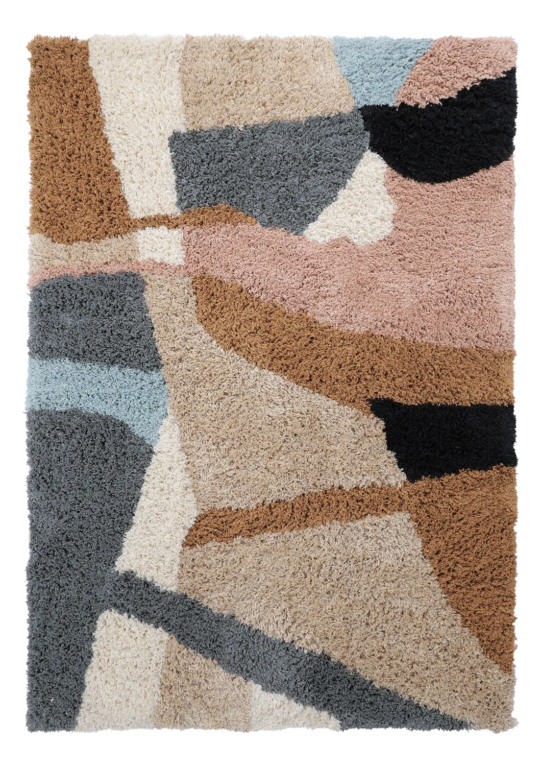 Tapis shaggy - Cefalu Natural Cotton Shaggy (multicolore)