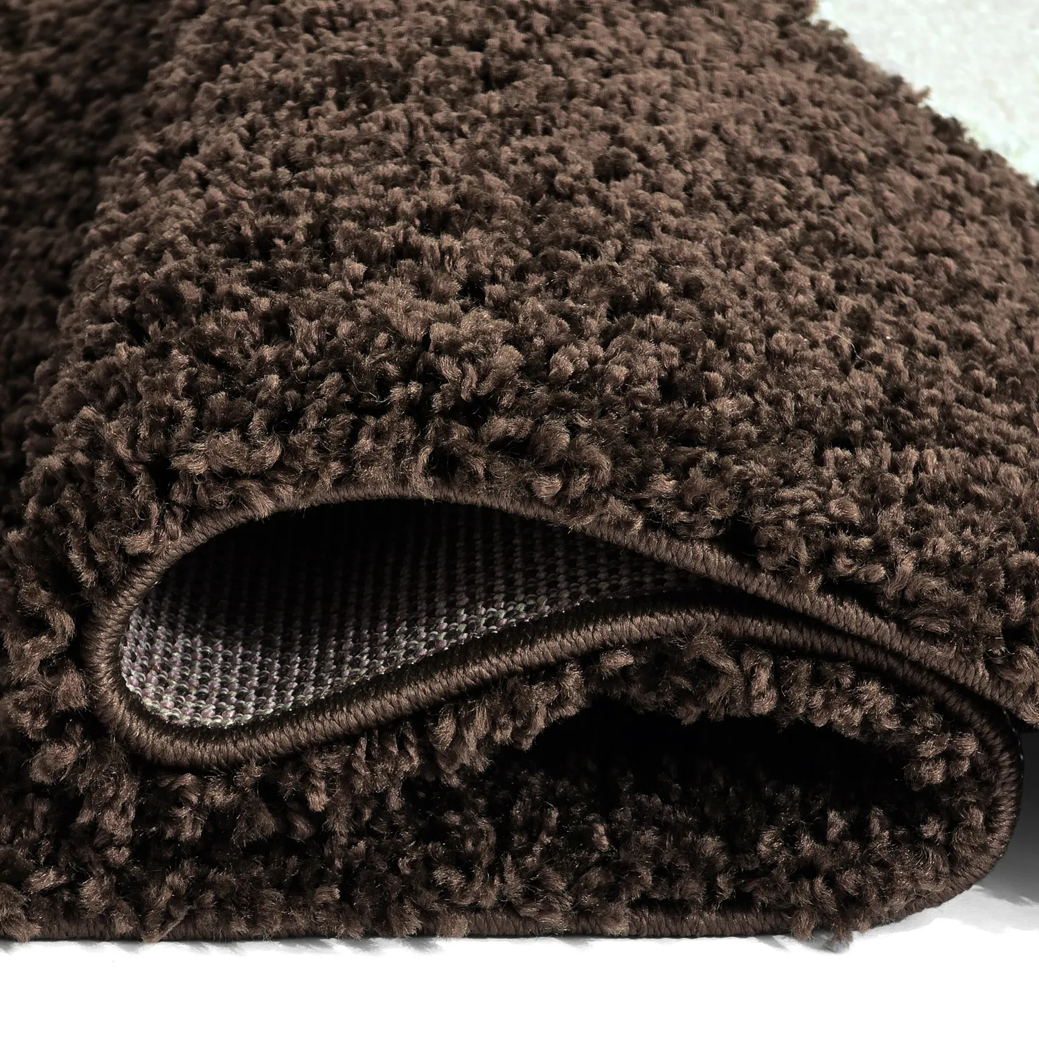 Tapis à poils longs - Chiniot (marron/beige/blanc)