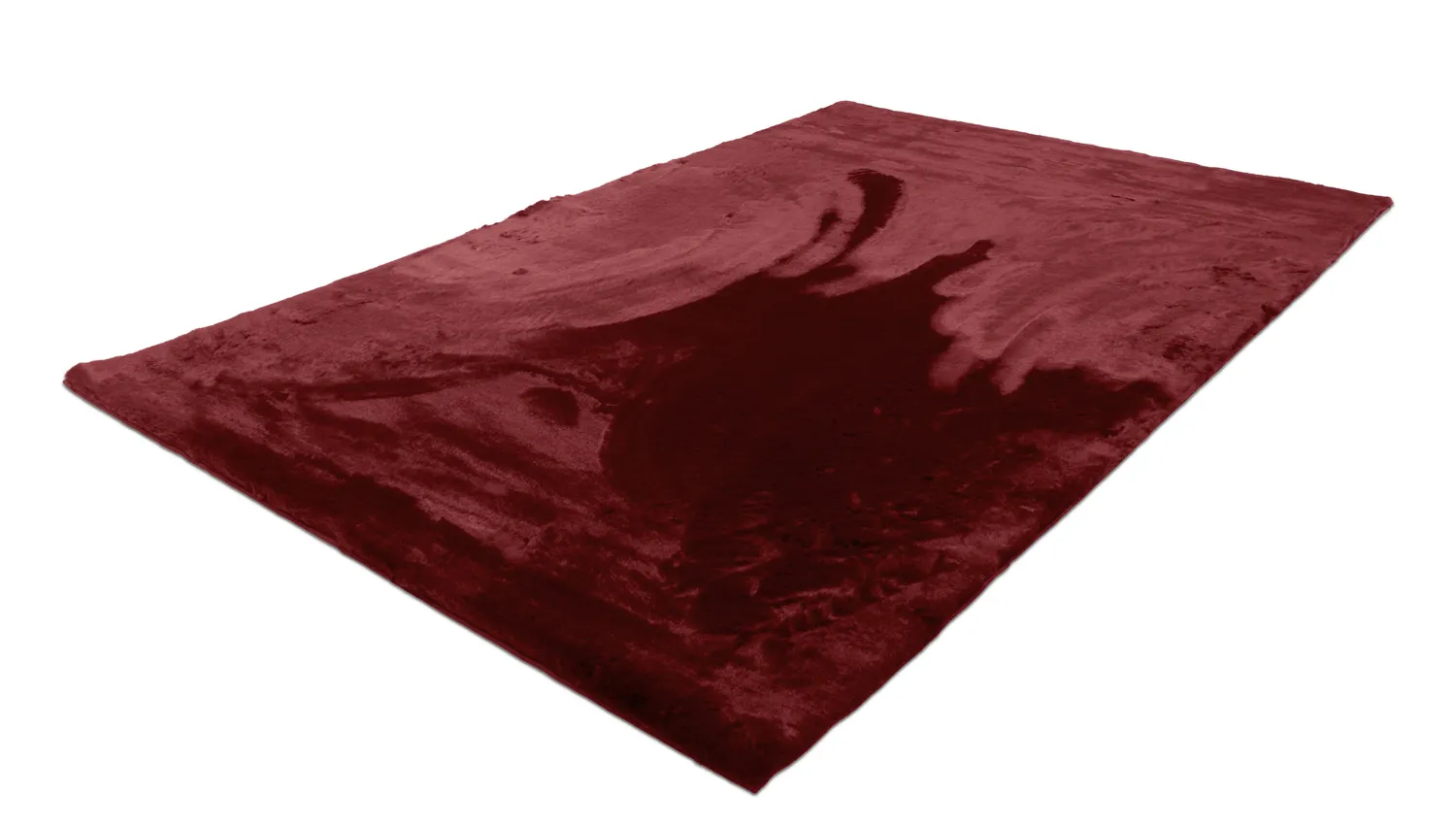 Tapis à poils longs - Cloud Super Soft (rouge)