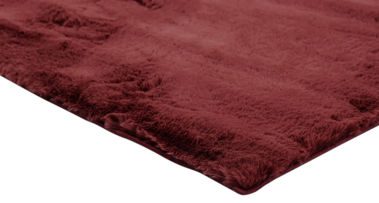 Tapis à poils longs - Cloud Super Soft (rouge)