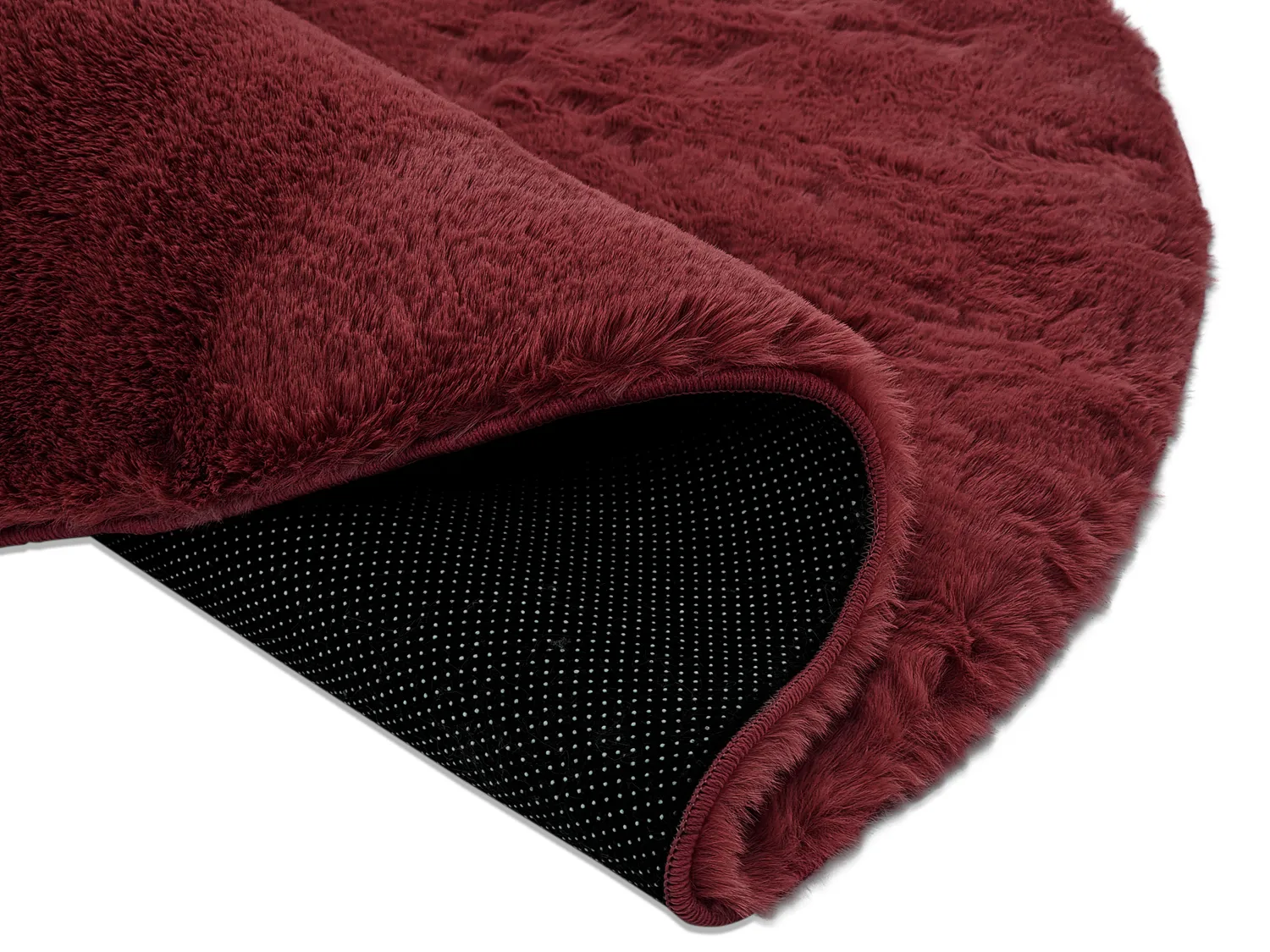 Tapis ronds - Cloud Super Soft (rouge)