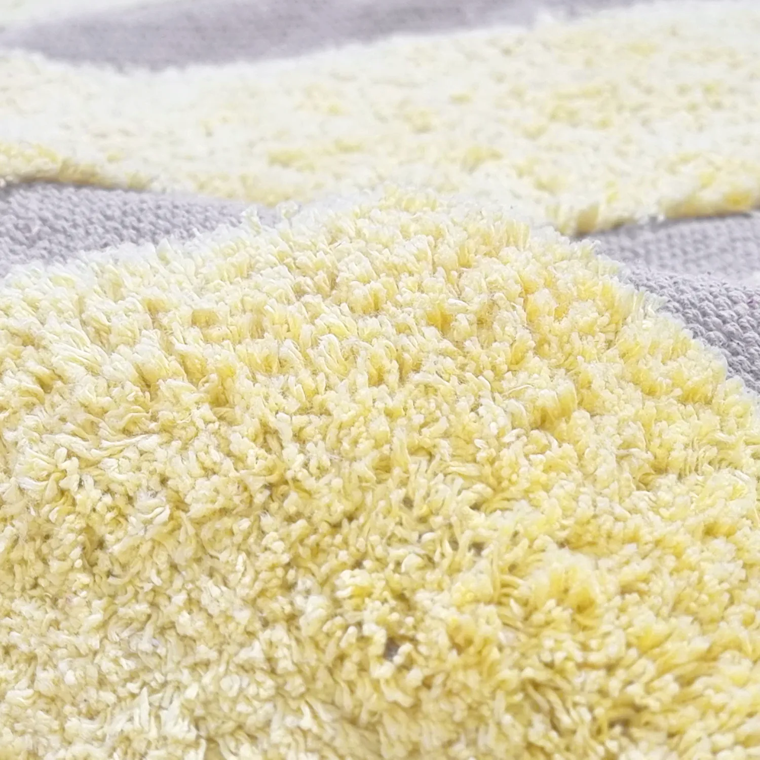 Tapis à poils longs - Cyrus Natural Cotton Shaggy (jaune)