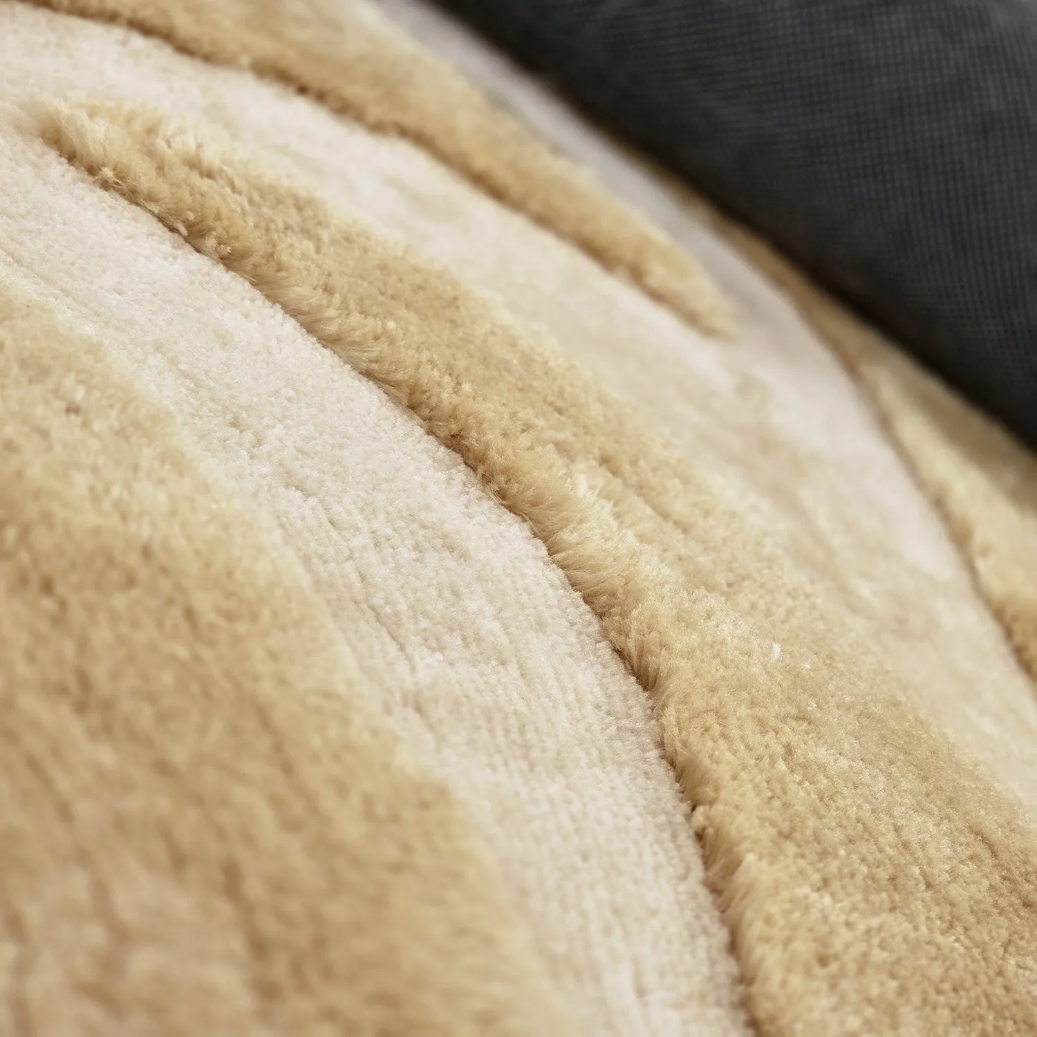 Tapis shaggy - Fergana (crème/beige)